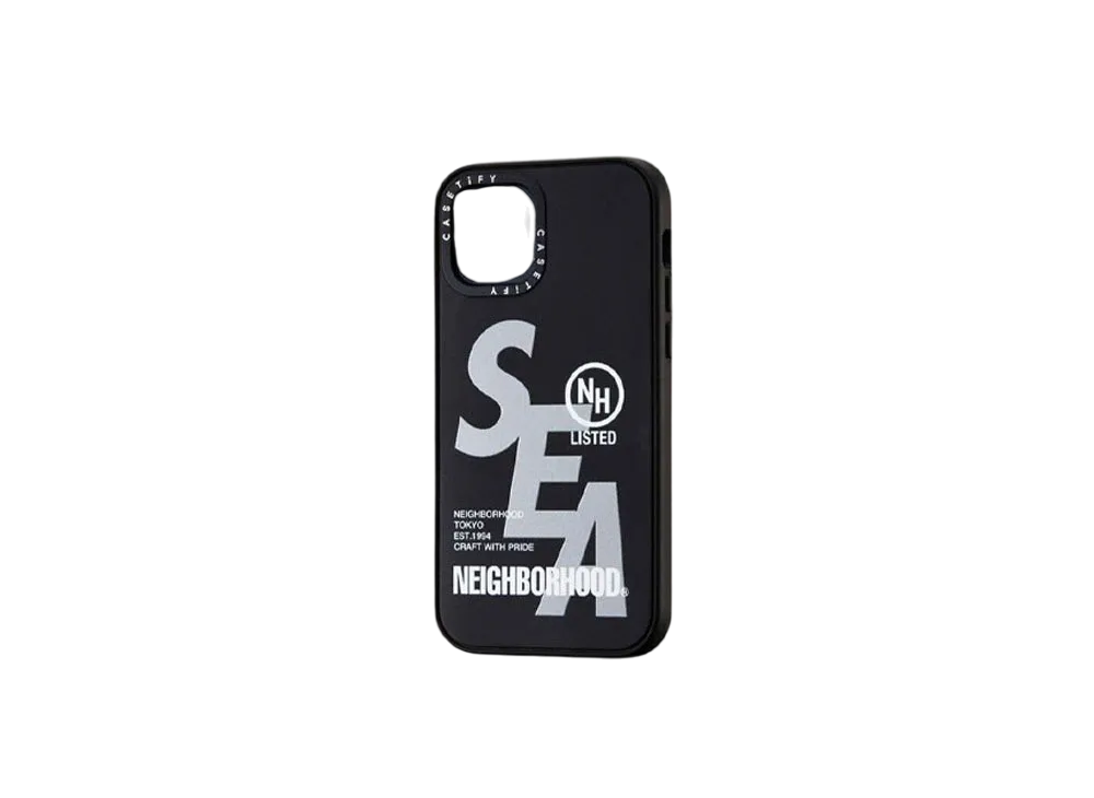 CASETiFY x Neighborhood x WIND AND SEA NHWC / P-iPhone (12 / 12Pro / 12Pro Max) "Black"