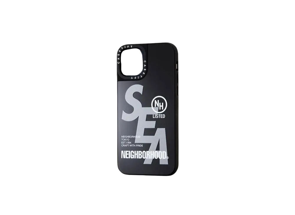CASETiFY x Neighborhood x WIND AND SEA NHWC-M / P-iPhone (12 / 12Pro / 12Pro Max) "Black x Mirror"