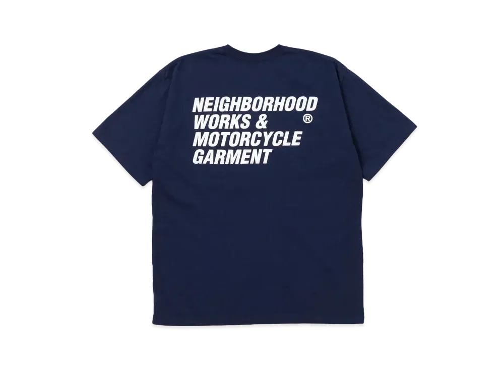 NEIGHBORHOOD NH . Tee SS-12 "Navy"