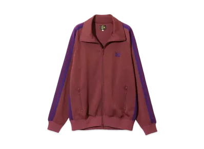 Needles Track Jacket - Poly Smooth "Wine"