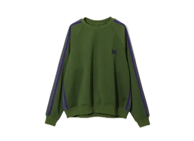 Needles Track Crew Neck Shirt - Poly Smooth "Ivy Green"