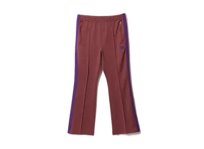 Needles Boot-Cut Track Pant - Poly Smooth "Wine"