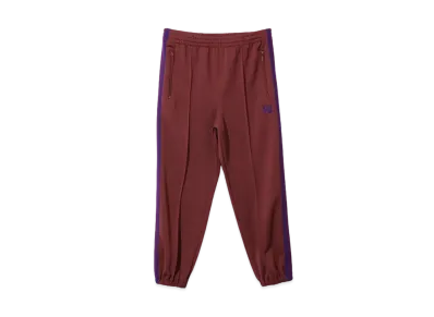 Needles Zipped Track Pant - Poly Smooth "Wine"