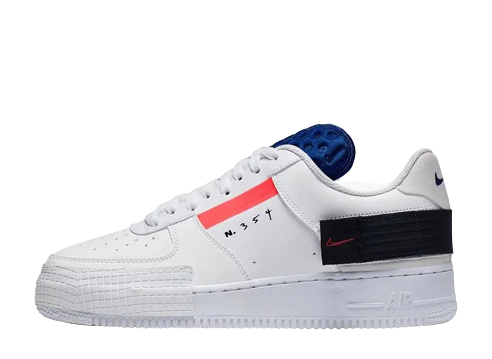 Nike Air Force 1 Low Type "Summit White/Red Orbit/White/Black"
