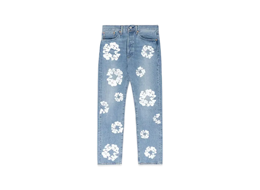 LEVI'S x Denim Tears The Cotton Wreath Jean "Light Wash"