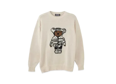 HYSTERIC GLAMOUR Hysteric Teddy Jacquard Setter "White"