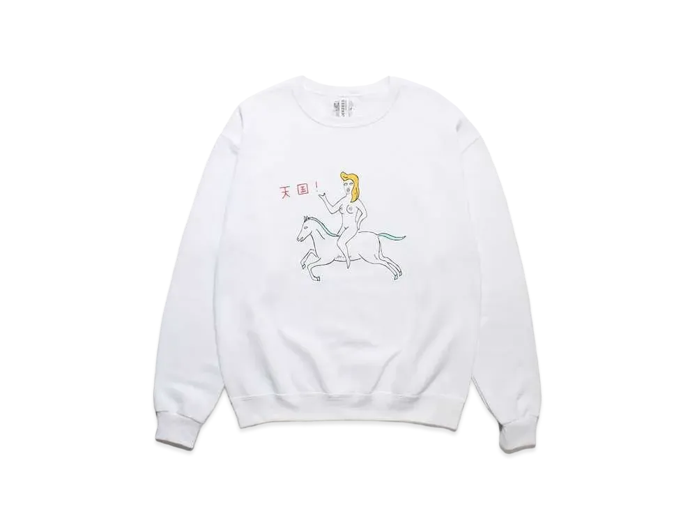 WACKO MARIA Sweat Shirt "White"