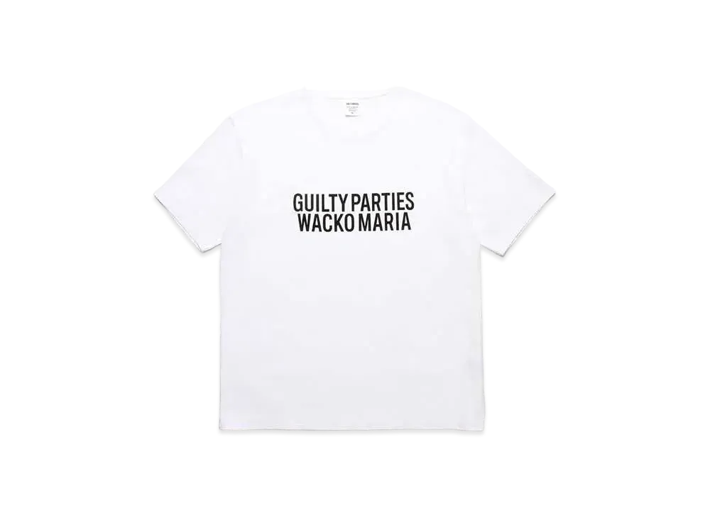 WACKO MARIA Washed Heavy Weight T-Shirt "White"