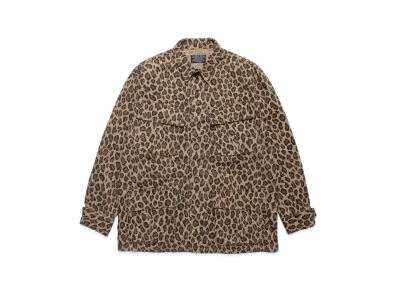 WACKO MARIA Leopard Fatigue Jacket "Beige"