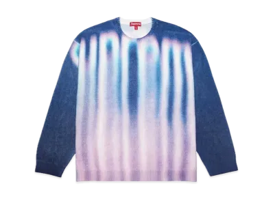 Supreme Blurred Logo Sweater "Blue"