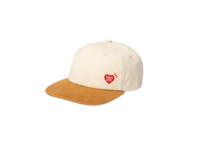 HUMAN MADE 6 Panel Twill Cap "White"