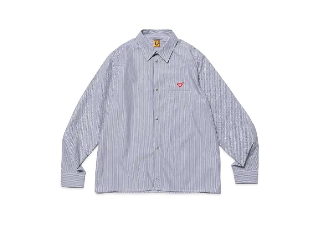 HUMAN MADE Snap Button L/S Shirt "Black"