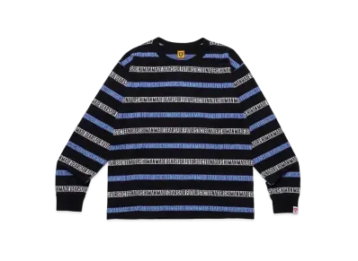 HUMAN MADE Jacquard L/S T-Shirt "Black"