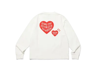 HUMAN MADE Graphic L/S T-Shirt #6 "White"