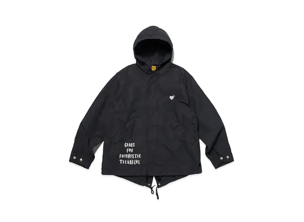 HUMAN MADE Hooded Coat "Black"