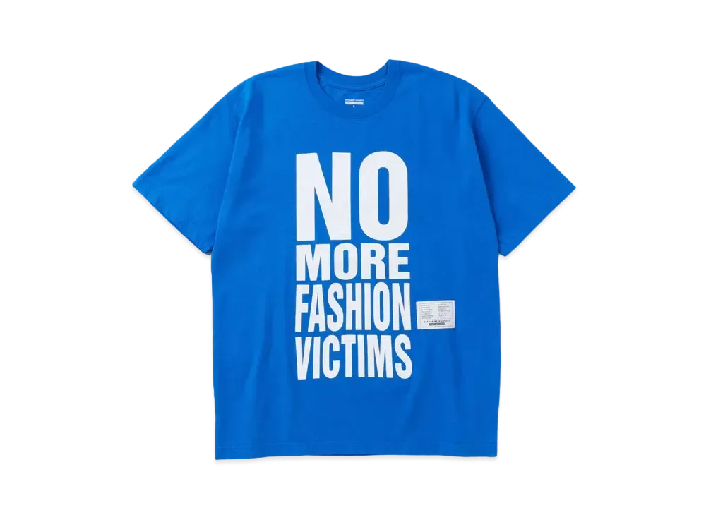 NEIGHBORHOOD x KATHARINE HAMNETT . Tee SS-2 "Blue"