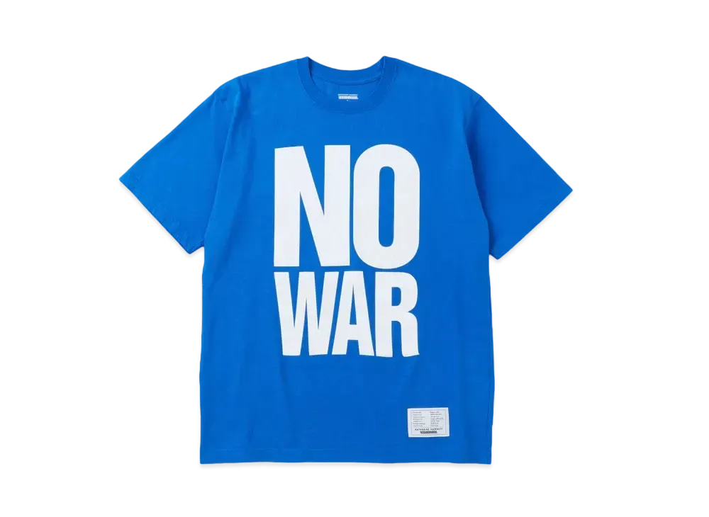 NEIGHBORHOOD x KATHARINE HAMNETT . Tee SS-6 "Blue"