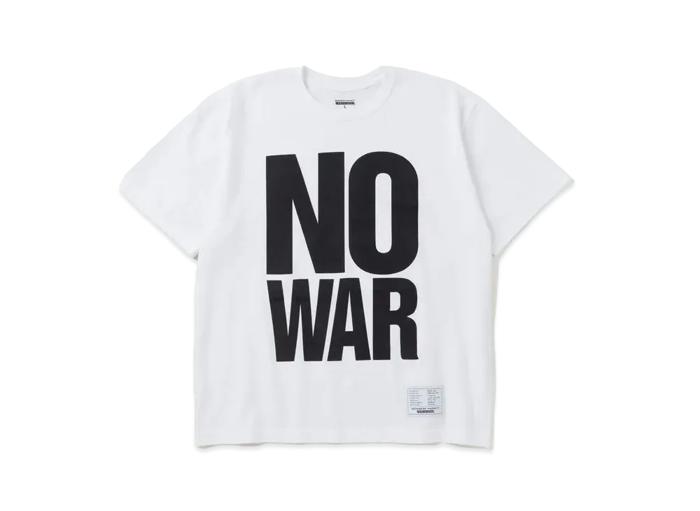 NEIGHBORHOOD x KATHARINE HAMNETT . Tee SS-6 "White"