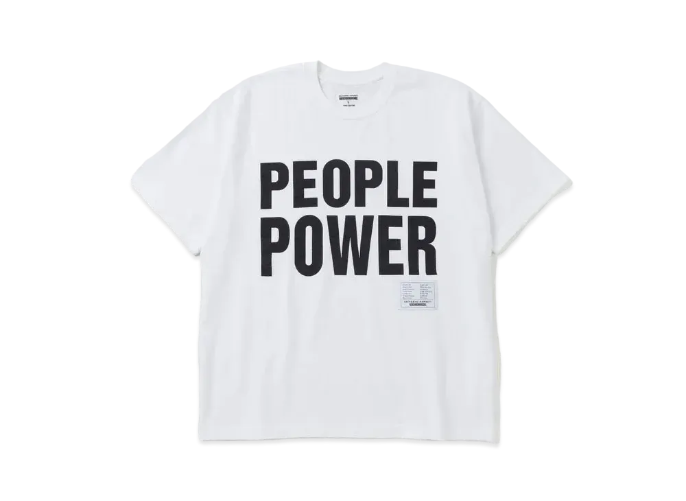 NEIGHBORHOOD x KATHARINE HAMNETT . Tee SS-5 "White"