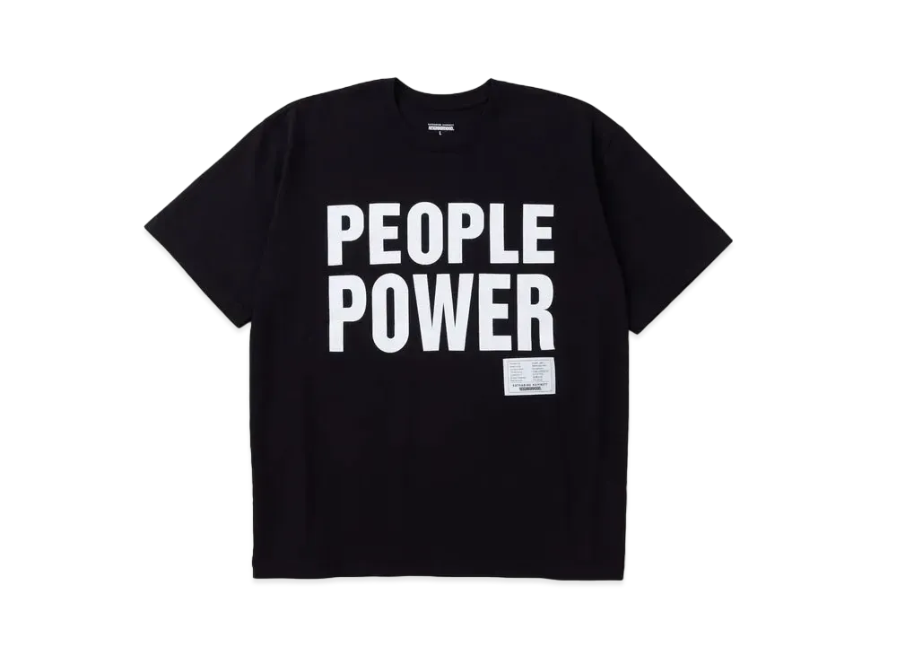 NEIGHBORHOOD x KATHARINE HAMNETT . Tee SS-5 "Black" 