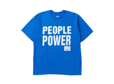 NEIGHBORHOOD x KATHARINE HAMNETT . Tee SS-5 "Blue"