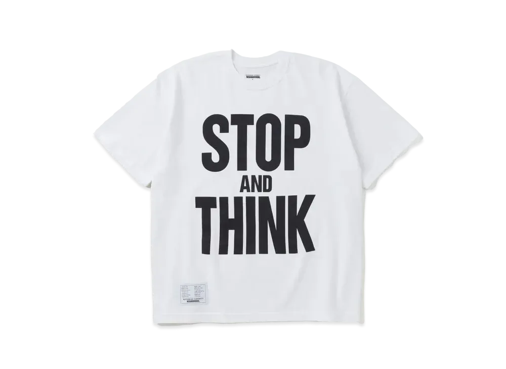 NEIGHBORHOOD x KATHARINE HAMNETT . Tee SS-4 "White"