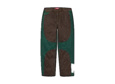 Supreme Radial Embroidered Loose Fit Jean "Brown"