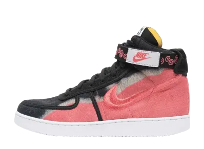 NOMA t.d. × Stussy × Nike Vandal High SP "Black/Sea Coral/White"