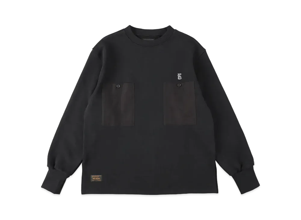 WIND AND SEA WDS Hungarian Crew Neck "Black"