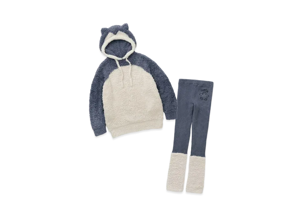 GELATO PIQUE x Pokemon Sleep Gelato Kabigon Hoodie&Leg Warmer Leggings Set "Navy"