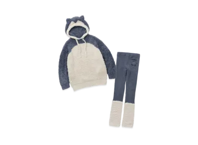 GELATO PIQUE x Pokemon Sleep Gelato Kabigon Hoodie&Leg Warmer Leggings Set "Navy"