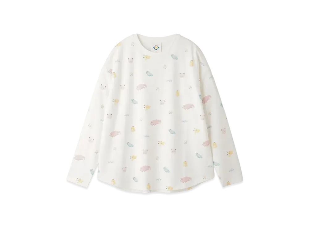 GELATO PIQUE x Pokemon Sleep Sleep Pattern Long T-shirt "A"