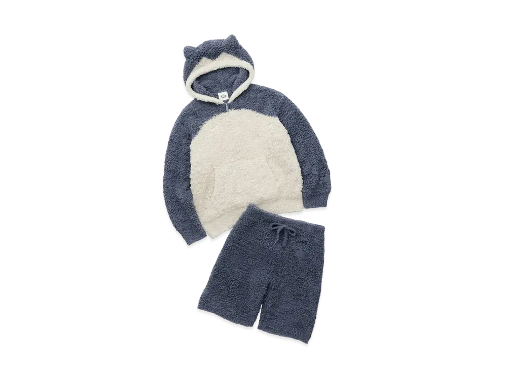 GELATO PIQUE x Pokemon Sleep Mens Gelato Kabigon Parka&Half Pants Set "Navy"