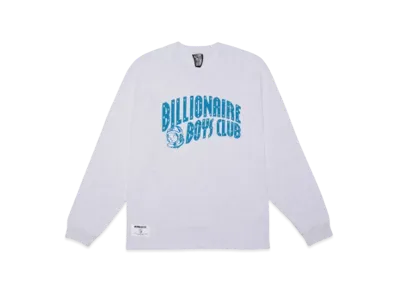 BILLIONAIRE BOYS CLUB COTTON L/S T-SHIRT ARCH LOGO "ASH GRAY"