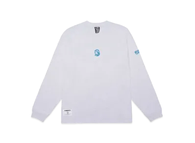 BILLIONAIRE BOYS CLUB COTTON L/S T-SHIRT HELMET "ASH GRAY"