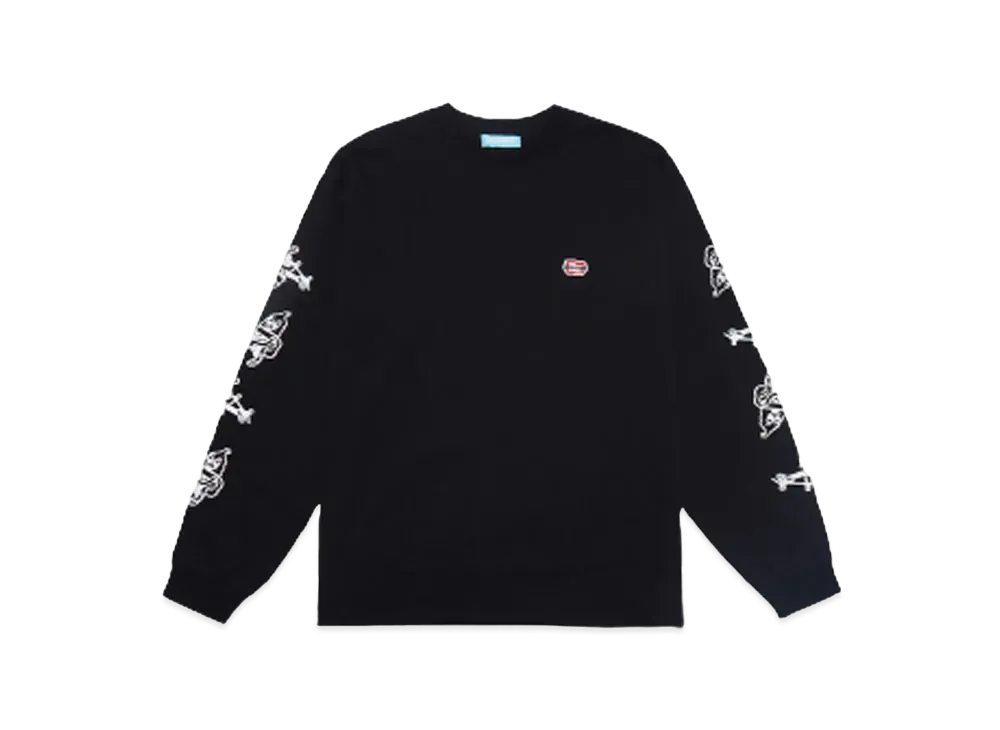 ICECREAM COTTON L/S T-SHIRT ICECREAM "BLACK"