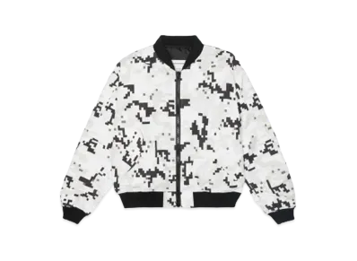 beauty:beast Digital️ Camo Bomber Jacket Exclusive "BLACK/WHITE"