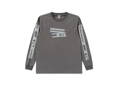 Blackeyepatch HWC Taped L/S Tee "Charcoal"