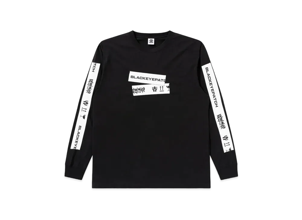 Blackeyepatch HWC Taped L/S Tee "Black"