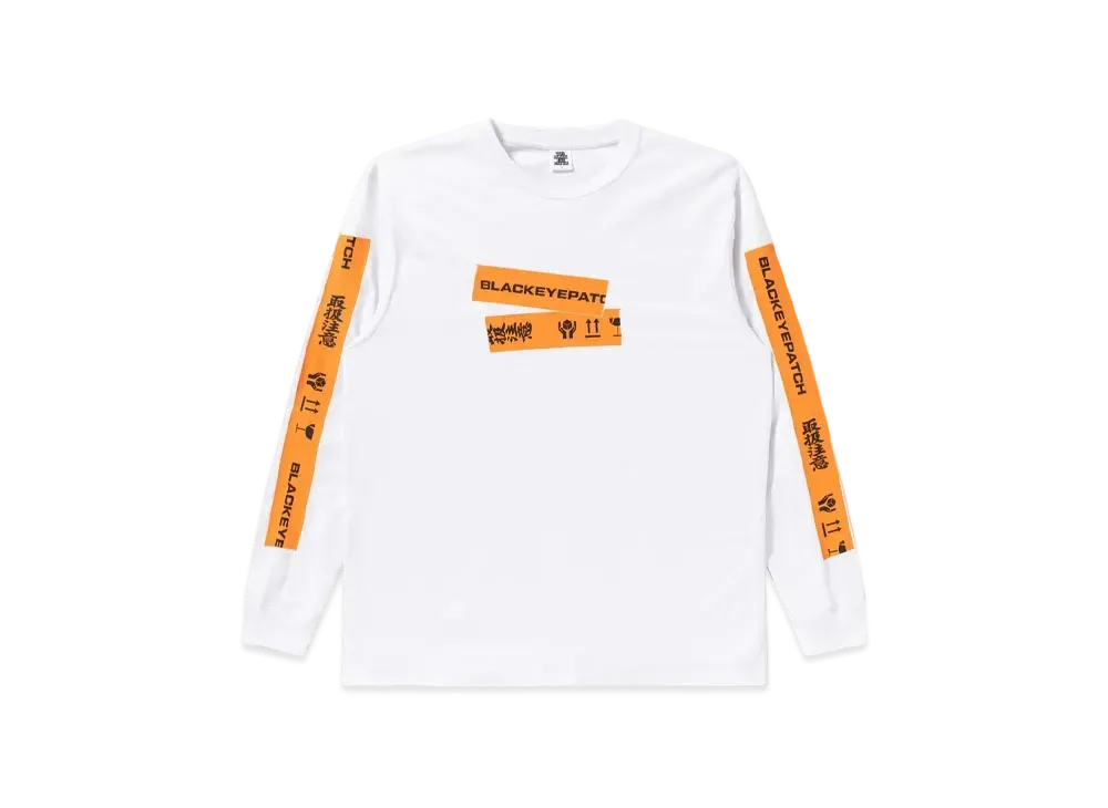 Blackeyepatch HWC Taped L/S Tee "White"