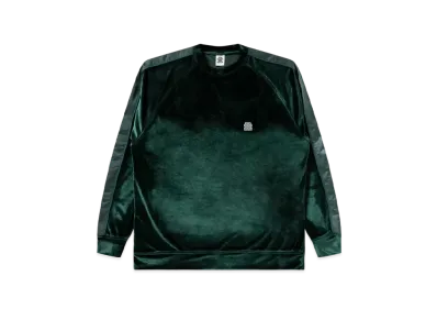 Blackeyepatch Small OG Label Velour Crew "Green"