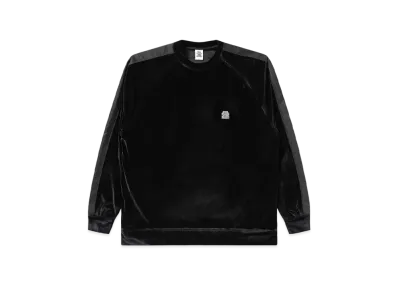 Blackeyepatch Small OG Label Velour Crew "Black"