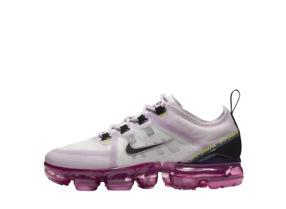 ナイキ GS エアヴェイパーマックス2019 "フォトンダスト/ブラック/アイスド ライラック"