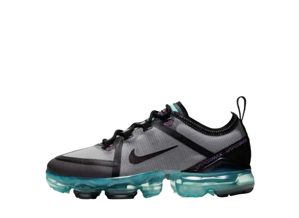 ナイキ GS エアヴェイパーマックス2019 "サンダーグレー/ブラック/"メタリックダークグレー"