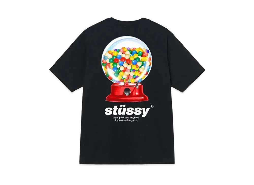 Stussy Gumball Tee "Black"