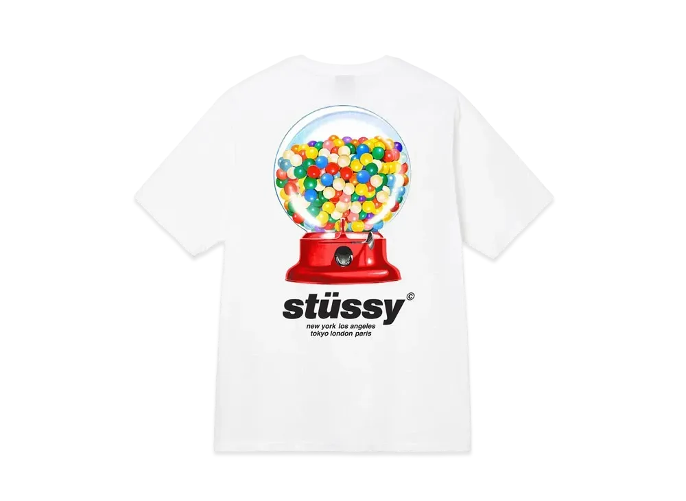 Stussy Gumball Tee "White"