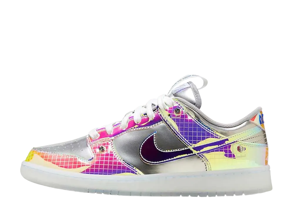 Nike Dunk Low Be True To Your DNA "Metallic Silver"