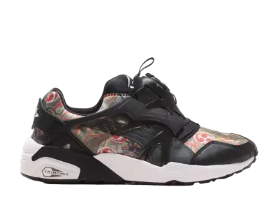 THREE TIDES TATTOO × atmos × Puma Disc Blaze "Black"
