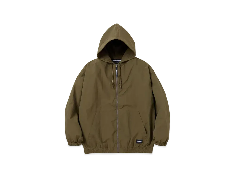 NEIGHBORHOOD Zip Up Hooded Jacket "Olive Drab"