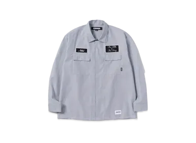 NEIGHBORHOOD Stripe Work Shirt LS "Blue"